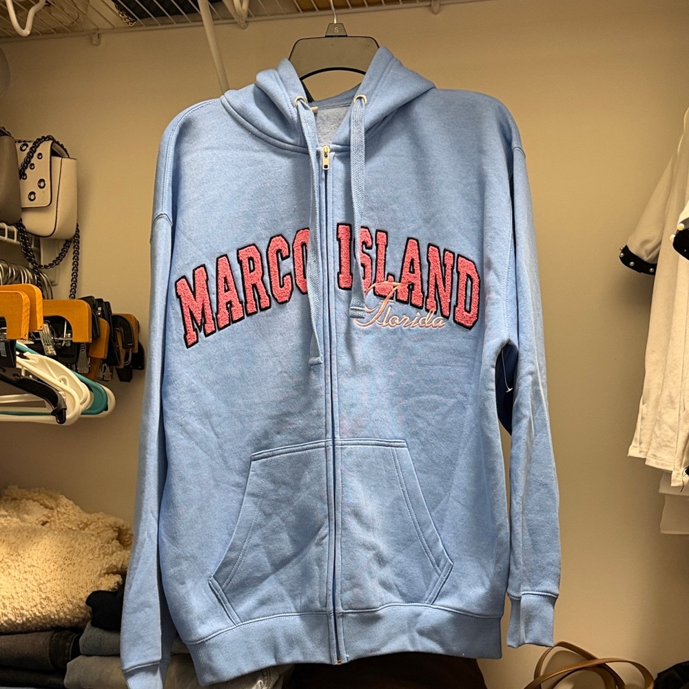 Blue Hoodie Sweater